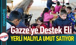 Osmaniye'de Gazze İçin Öğrenciler Yerli Malıyla Umut Sattı
