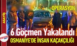 Osmaniye'de İnsan Kaçakçılığı Operasyonu: 6 Kaçak Göçmen