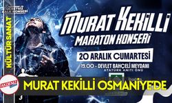 Osmaniye'de Maraton Coşkusu; Murat Kekilli Konseri