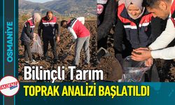 Osmaniye'de Tarım Arazilerinde Toprak Analizine Başlandı