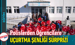 Polislerden Öğrencilere Uçurtma Şenliği Sürprizi!