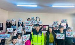Pozantı’da ilkokul öğrencilerine trafik eğitimi