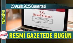 Resmi Gazete'de Bugün (20.112.2025)