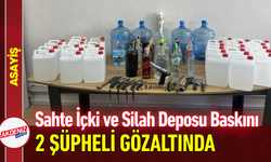 Sahte İçki ve Silah Deposu Baskını: 2 Şüpheli Gözaltında!