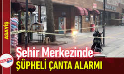 Şehir Merkezinde Şüpheli Çanta Alarmı!