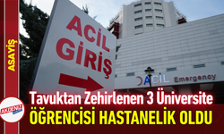 Tavuktan Zehirlenen 3 Üniversite Öğrencisi Hastanelik Oldu!