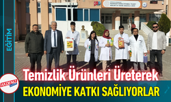 Temizlik Ürünleri Üreterek Ekonomiye Katkı Sağlıyorlar!
