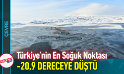 Türkiye’nin En Soğuk Noktası -20,9 Dereceye Düştü!