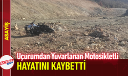 Uçurumdan Yuvarlanan Motosiklet Sürücüsü Hayatını Kaybetti
