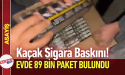 Osmaniye'de Evde 89.000 Paket Kaçak Sigara Bulundu