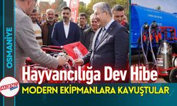 Osmaniye'de Hayvancılığa Dev Hibe!