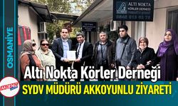 Osmaniye SYDV Müdürü Akkoyunlu'dan Altı Nokta’ya Ziyaret