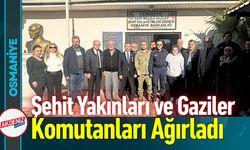 Osmaniye'de Komutanlar, Şehit Yakınları ve Gazilerle Buluştu