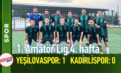 Osmaniye'de Yeşilovaspor 3 Puanı Tek golle Aldı