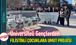 Üniversiteli Gençlerden Filistinli Çocuklara Umut Projesi!