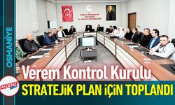 Osmaniye'de Verem Kontrol Kurulu Toplandı