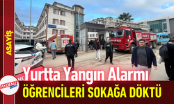 Yurtta Yangın Alarmı, Öğrencileri Sokağa Döktü!