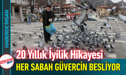 20 Yıllık İyilik Hikayesi: Her Sabah Güvercin Besliyor!