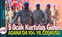 Adana’da 5 Ocak Gururu: 500 Metrelik Dev Türk Bayrağı