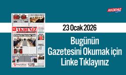 Akdeniz Gazetesi 23 Ocak’ta Hangi Haberlere Yer Verdi?