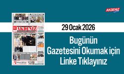 Akdeniz Gazetesi 29 Ocak’ta Hangi Haberlere Yer Verdi?