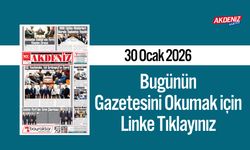 Akdeniz Gazetesi 30 Ocak’ta Hangi Haberlere Yer Verdi?