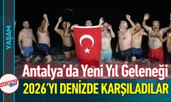 Yeni Yıl Geleneği Değişmedi; 2026'ya Denizde Girdiler