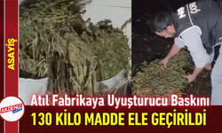 Atıl Fabrikaya Uyuşturucu Baskını: 130 Kilo Madde Ele Geçirildi!