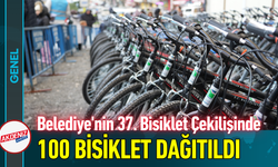 Belediye'nin 37. Bisiklet Çekilişinde 100 Bisiklet Dağıtıldı