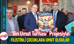“Bin Umut Turnası” Projesiyle Filistinli Çocuklara Umut Oldular!