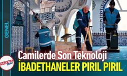 Teknolojik Araçlarla Camilerde Detaylı Temizlik Dönemi