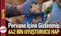 Pervane İçine Gizlenmiş 642 Bin Hap Ele Geçirildi