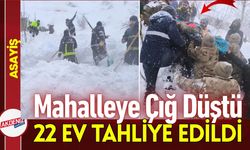 Çatak'ta Çığ Felaketi: 22 Ev Tahliye Edildi