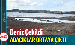 Deniz Çekildi: Adacıklar Ortaya Çıktı!