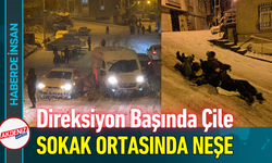 Direksiyon Başında Çile, Sokak Ortasında Neşe!