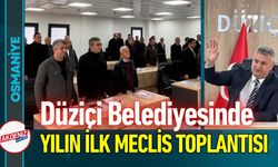 Osmaniye Düziçi'nde Yılın İlk Meclis Toplantısı Yapıldı
