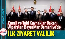 Osmaniye, Bakan Alparslan Bayraktar'ı Ağırlıyor