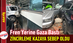 Fren Yerine Gaza Bastı: Zincirleme Kazaya Sebep Oldu!