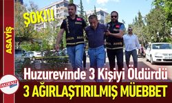 Huzurevinde 3 Kişiyi Öldüren Sanığa İndirim Yok