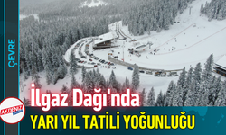 İlgaz Dağı'nda Yarı Yıl Tatili Yoğunluğu!