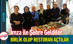 İmza ile Şehre Geldiler, Birlik Olup Restoran Açtılar!