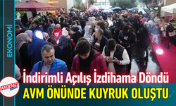 İndirim Açılışı İzdihama Döndü: AVM Önünde Kuyruk Oluştu!
