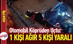 Otomobil Köprüden Uçtu: 1'i Ağır 5 Yaralandı