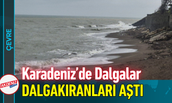 Karadeniz’de Dalgalar Dalgakıranları Aştı!
