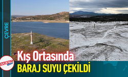 Kış Ortasında Baraj Suyu Çekildi!