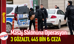 Masaj Salonunda Operasyon: 3 Gözaltı, 445 Bin ₺ Ceza!