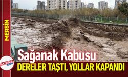 Mersin’de Sel Felaketi: Dereler Taştı, Yollar Kapandı!