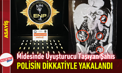 Midesinde Uyuşturucu Taşıyan Şahıs Polisin Dikkatiyle Yakalandı!