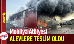 Mobilya Atölyesi Alevlere Teslim Oldu!