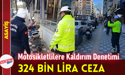 Motosikletlilere Kaldırım Denetimi: 324 Bin Lira Ceza!